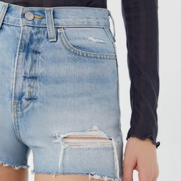 Urban Outfitters BDG Girlfriend High-Rise Denim Shorts - Picture 6 of 6